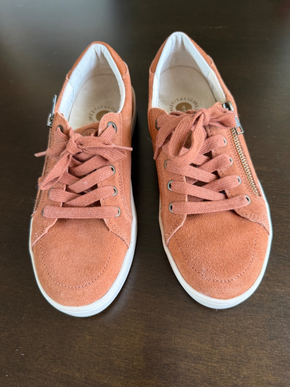 Revitalign orthotic suede brown sneakers size 8 - Picture 7 of 13